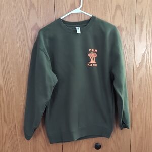 Noah Kahan Green Crewneck Sweater